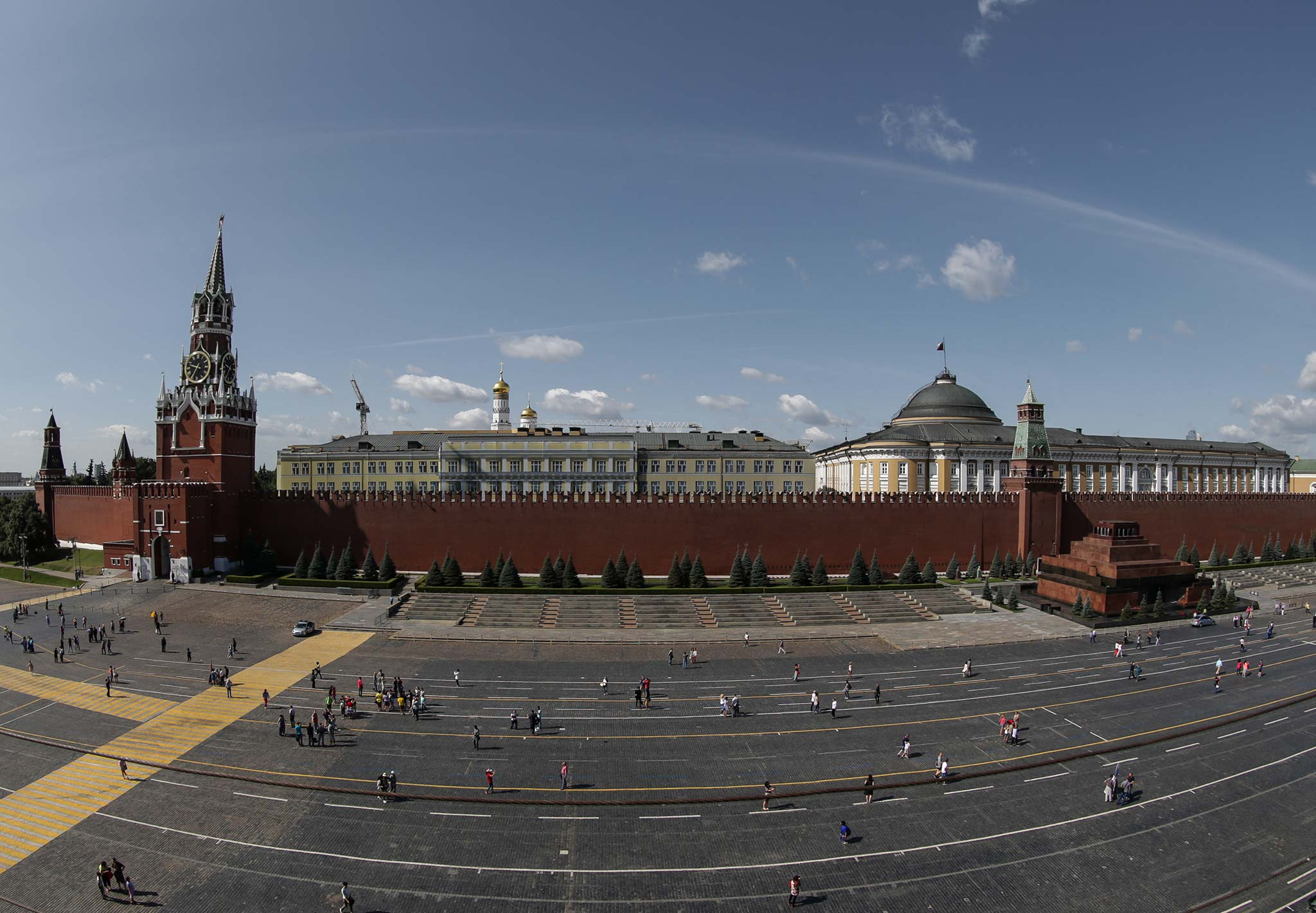 Вид красной площади в Москве